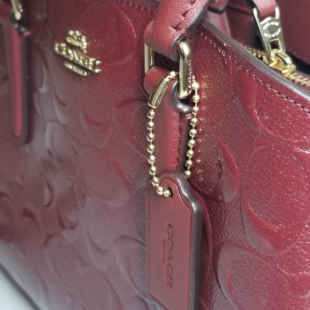 3PCS COACH SIGNATURE SET BAG + WRISTLET + WALLET - Picture 9 of 14